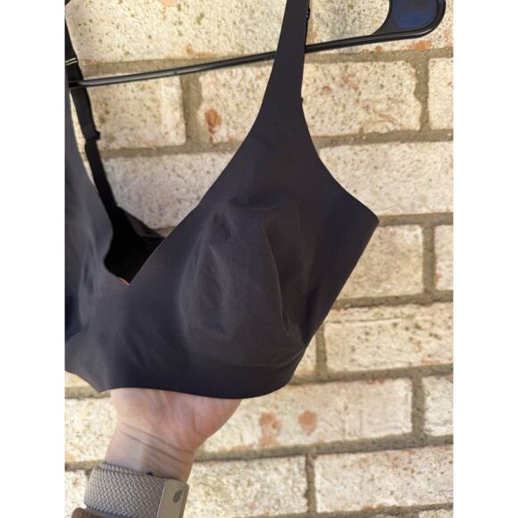 Skims Naked Bralette V Neck Size Medium DD Double D Black - Picture 2 of 5